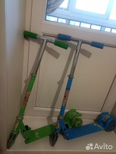 Самокат детский трехколесный бу