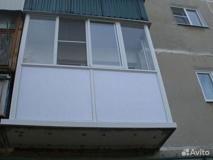 Остекление балконов пвх