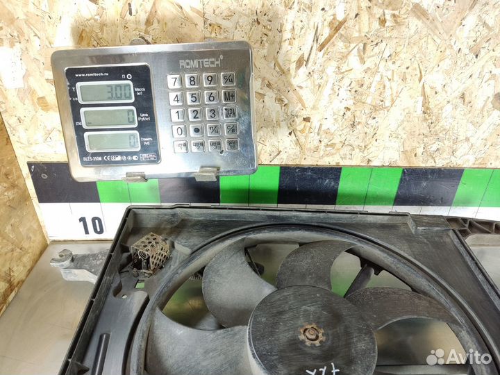 Вентилятор радиатора с диффузором Renault Logan 20