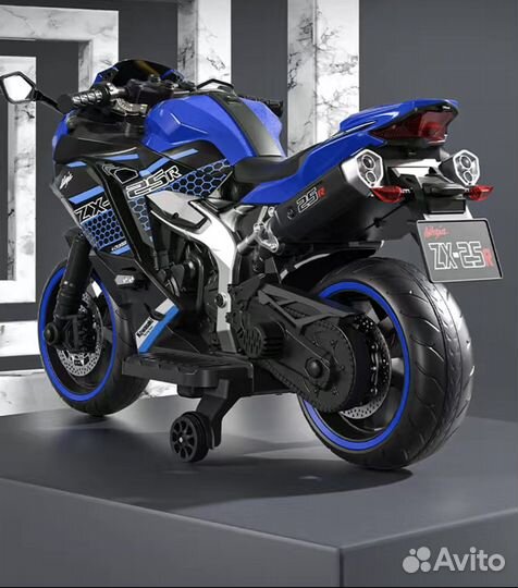 Детский электромобиль-мотоцикл