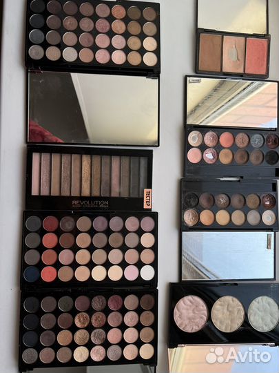 Палитры теней тестеры