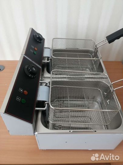 Фритюрница новая airhot EF6+6