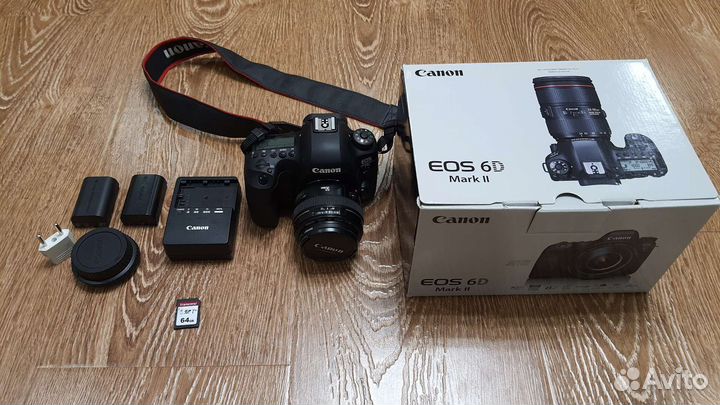Зеркальный фотоаппарат canon 6d mark II