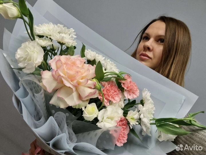 Букет из живых цветов