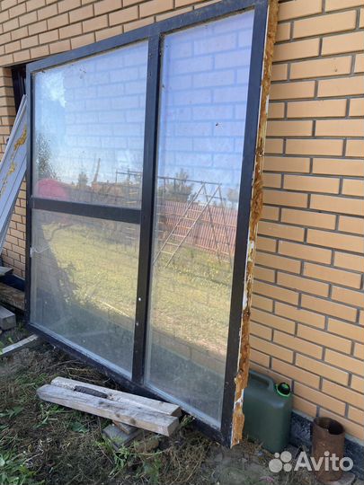 Окна пластиковые бу глухие