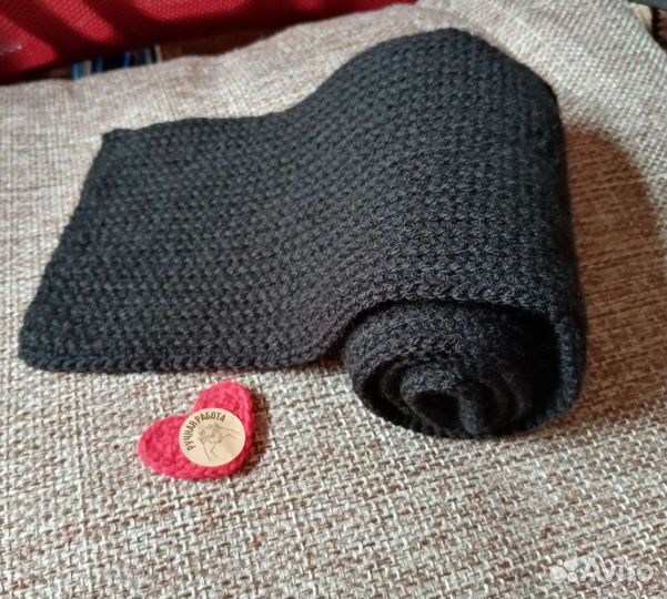 Шарф мужской крючком