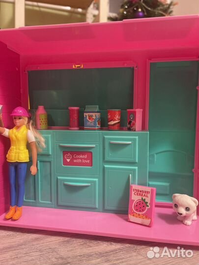 Кухня-треллер для кукол, машина барби