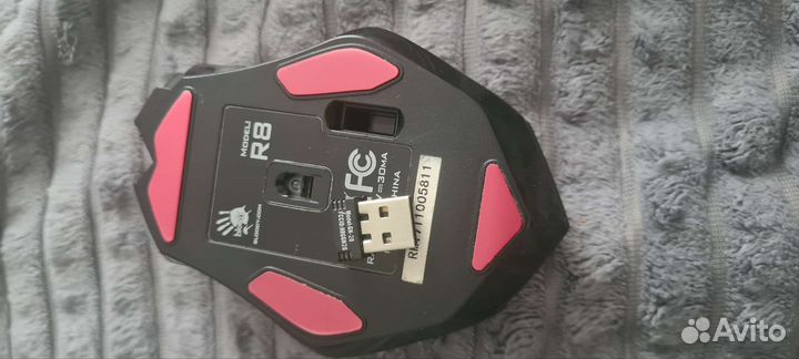 Мышь беспроводная A4Tech Bloody R8 skull