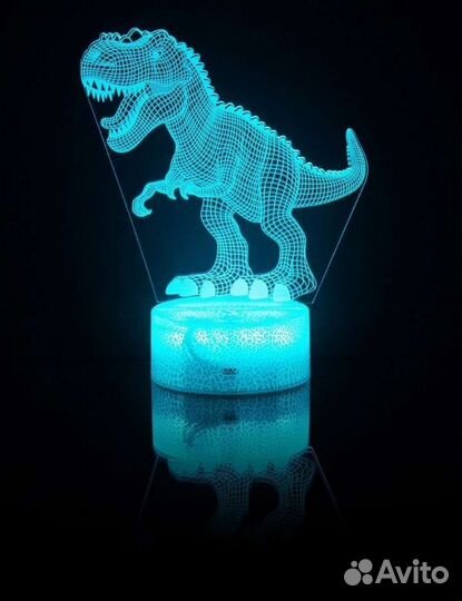 3D Светильник Динозавр