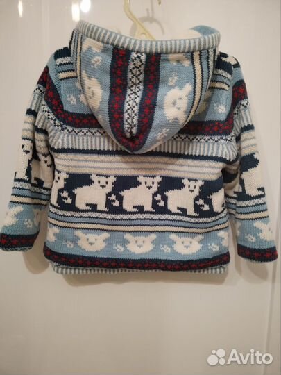 Кофта теплая детская 92-52 на 2 года