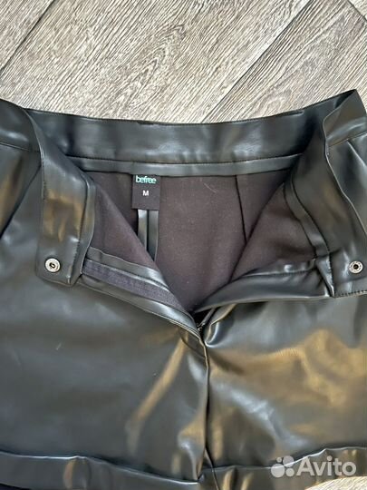 Кожаные шорты befree размер М