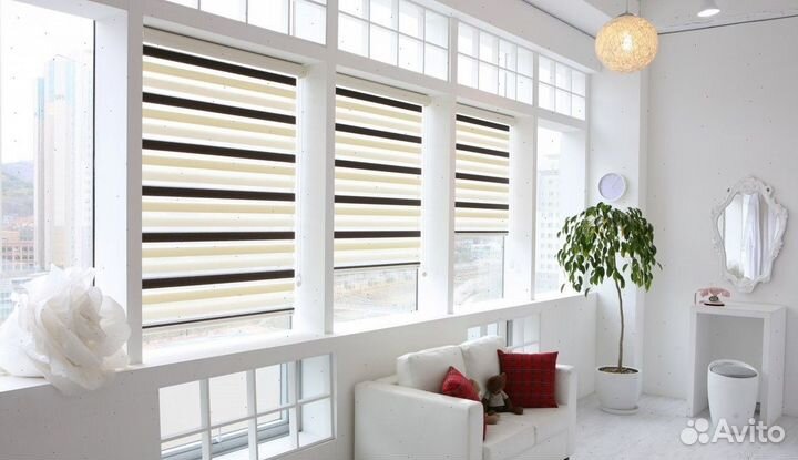 Рулонные шторы Pamela. Гарантия 24 мес