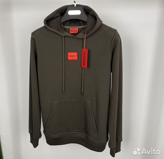 Хлопковое худи Hugo Boss