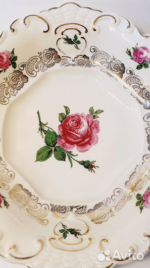 Блюдо на ножке фарфор Германия