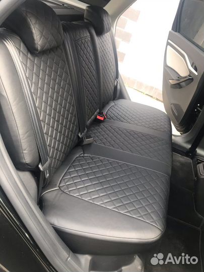 Чехлы Лада Веста Экокожа ромб Автопилот