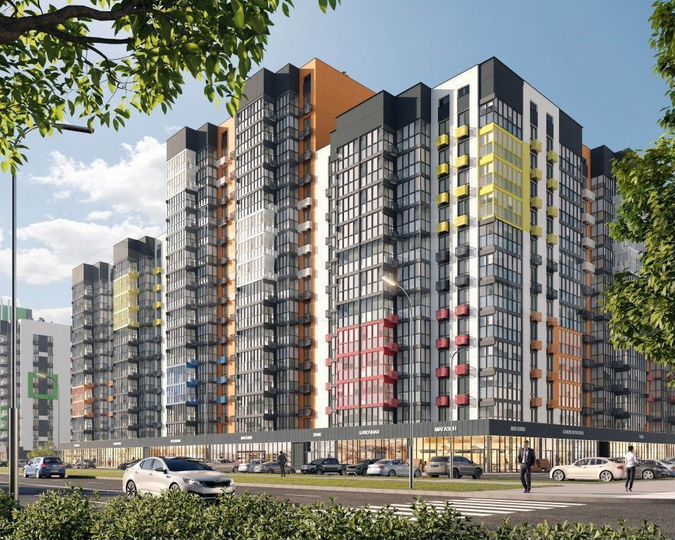 2-к. квартира, 71,3 м², 4/16 эт.