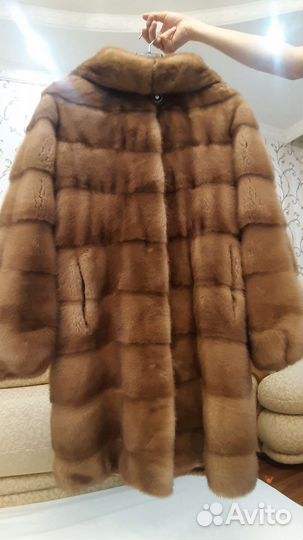 Шуба норковая с капюшоном 42 44