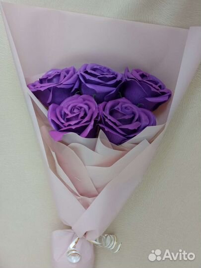 Букеты из мыла. Розы из мыла. Мыльные розы