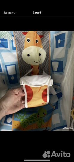 Шезлонг детский