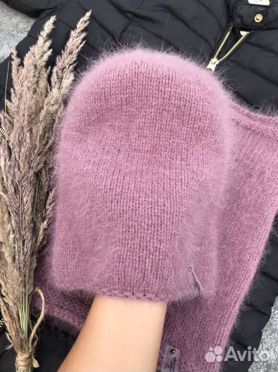 Комплект: шапка и снуд, ручная работа