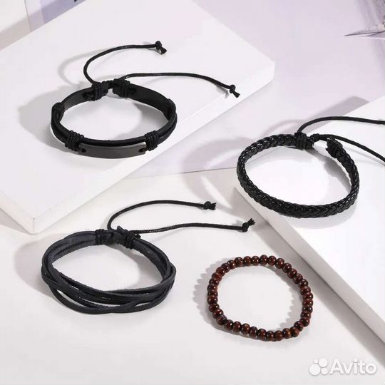 Мужской браслет 4шт/набор