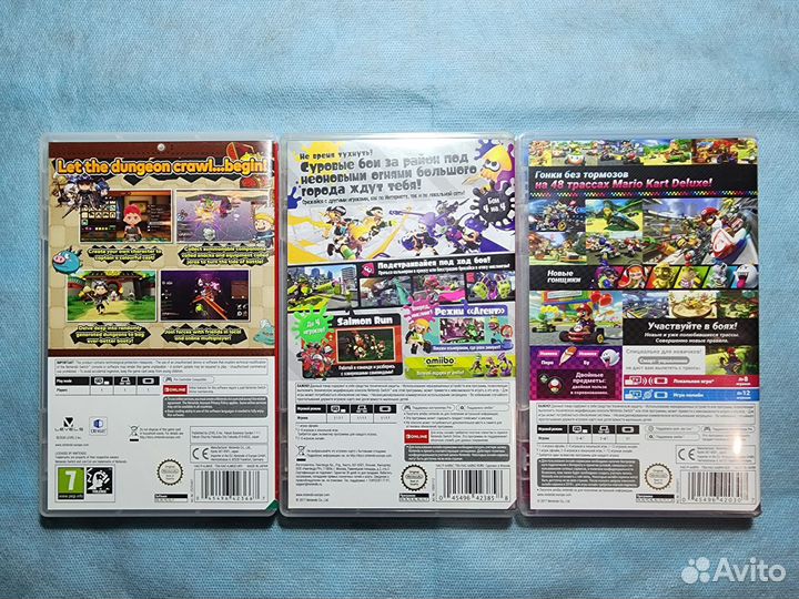 Лот 2 новые игры switch