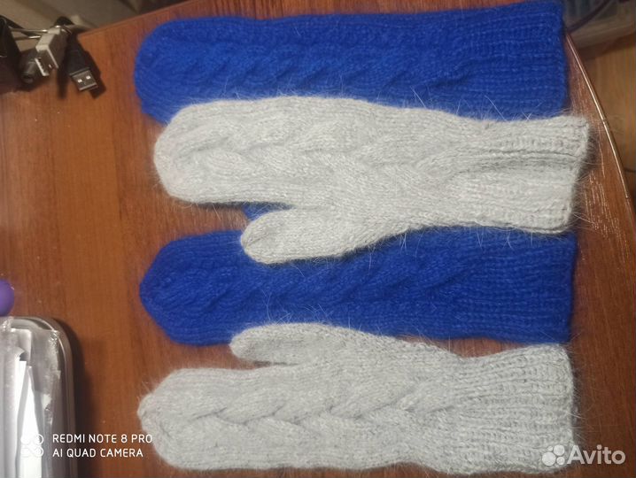 Варежки женские ручной работы