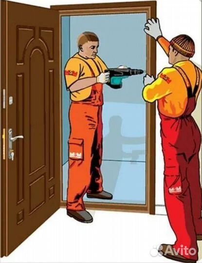 Установка дверей