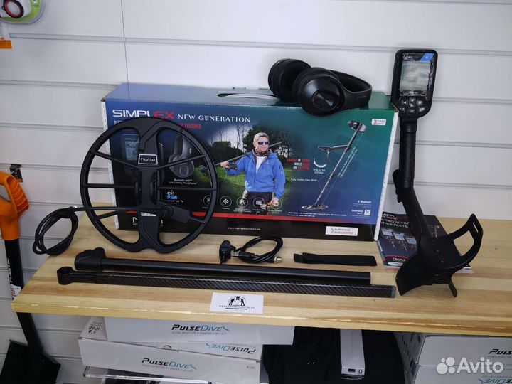 Металлоискатель nokta simplex BT WHP с наушниками