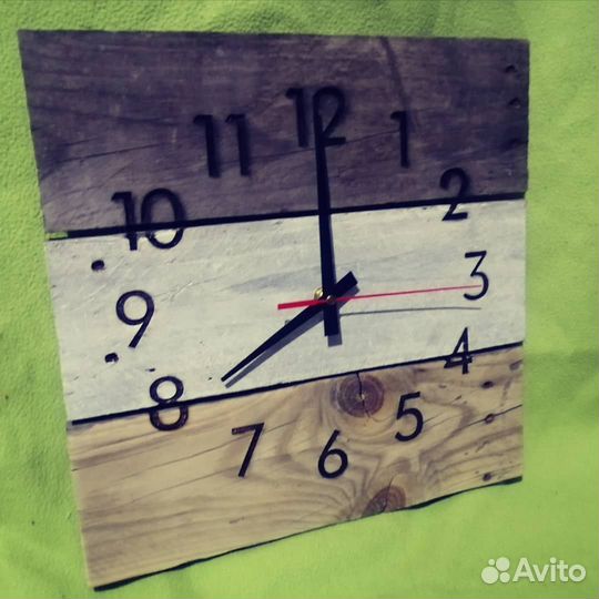 Эко часы в стиле Loft