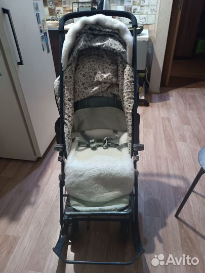 Детские санки с колесами