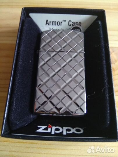 Зажигалка Zippo Slim Argyle Armor Case