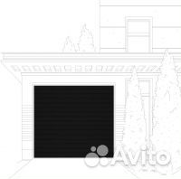 Ворота Гаражные Алютех 3000х2500ммADS 703 Антрац