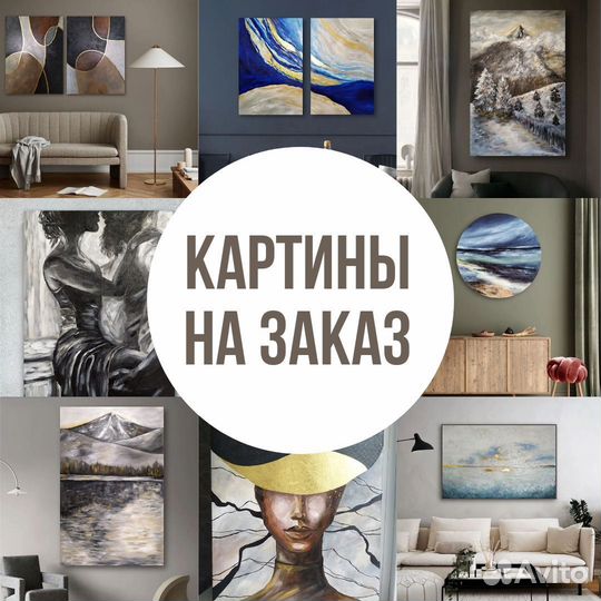 Интерьерные картины на заказ