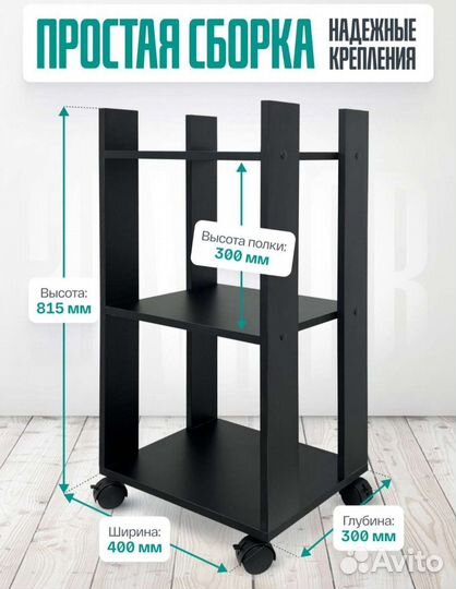 Тележка этажерка