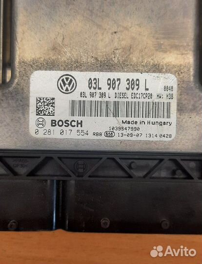 Блок управления двигателем Vw Transporter T5 cfca