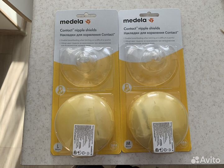Накладки для кормления medela L