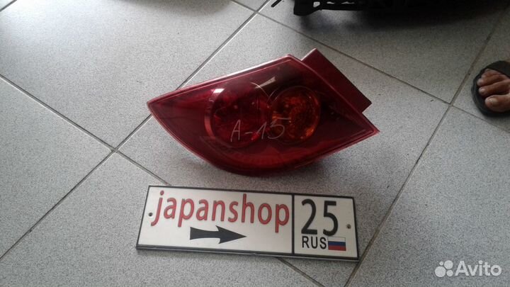 Фонарь задний правый, левый на Mazda3 HB, BK