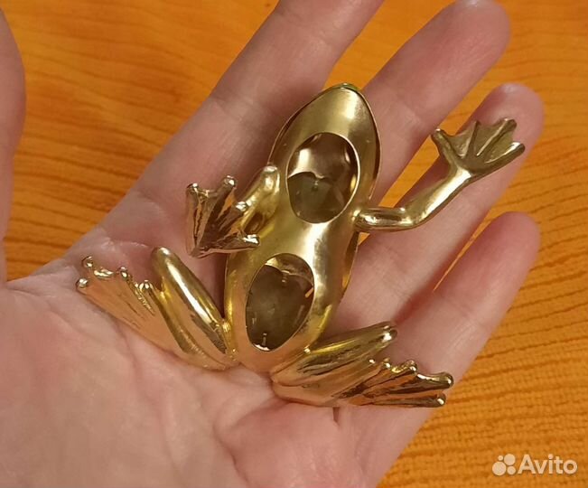 Подставка для колец фигурка лягушки