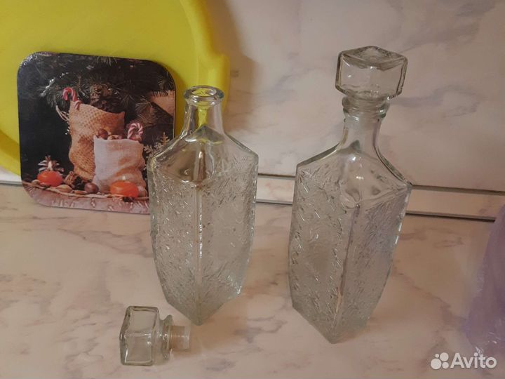 Бутылочки стекло, для хранения