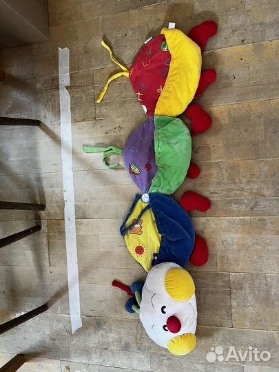 Гусеница мягкая игрушка - система хранения