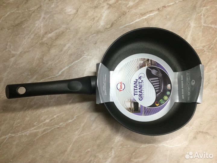 Сотейник Tima Titan Granit 24 см новый погнут