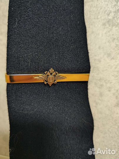 Галстук с зажимом для галстука полицейский мвд