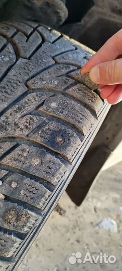 Hankook зимняя резина на штампованных дисках opel