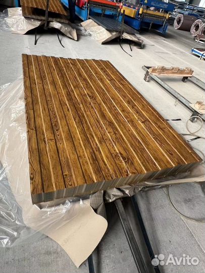 Профлист под дерево эконом