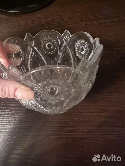 Салатник хрустальный