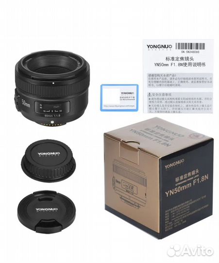 Объектив 50 mm для nikon портретный 1.8