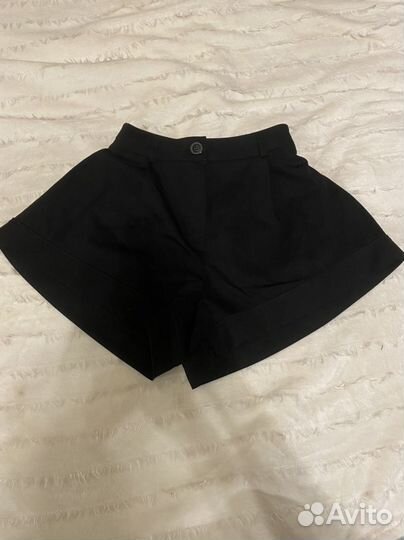 Шорты top top M брючные летние классические черные
