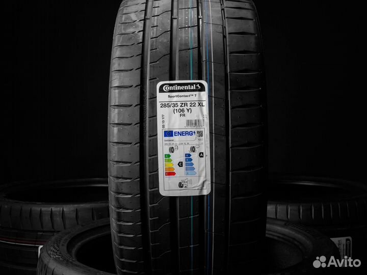 Continental ContiSportContact 7 315/30 R22 и 285/35 R22