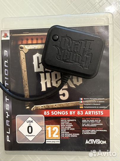 Диск guiter hero 5 + ресивер